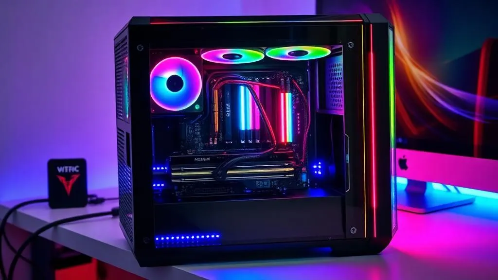 Custom-built RGB gaming PC by LogicWorks IT in Sterling, Virginia