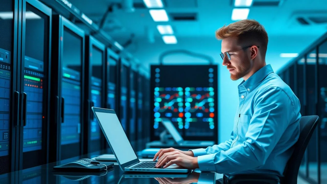 IT technician providing computer repair and managed IT services in Sterling, VA